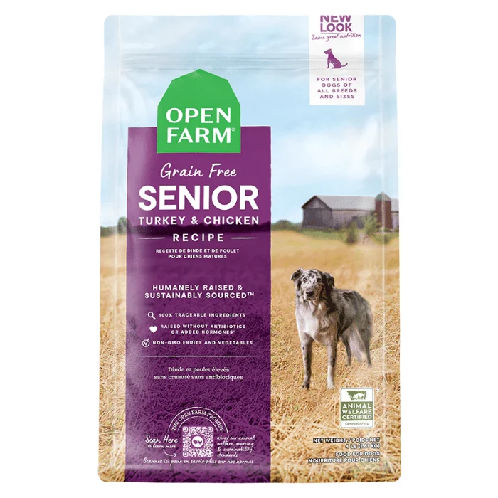 Nourriture pour chiens Open Farm Senior sans grain