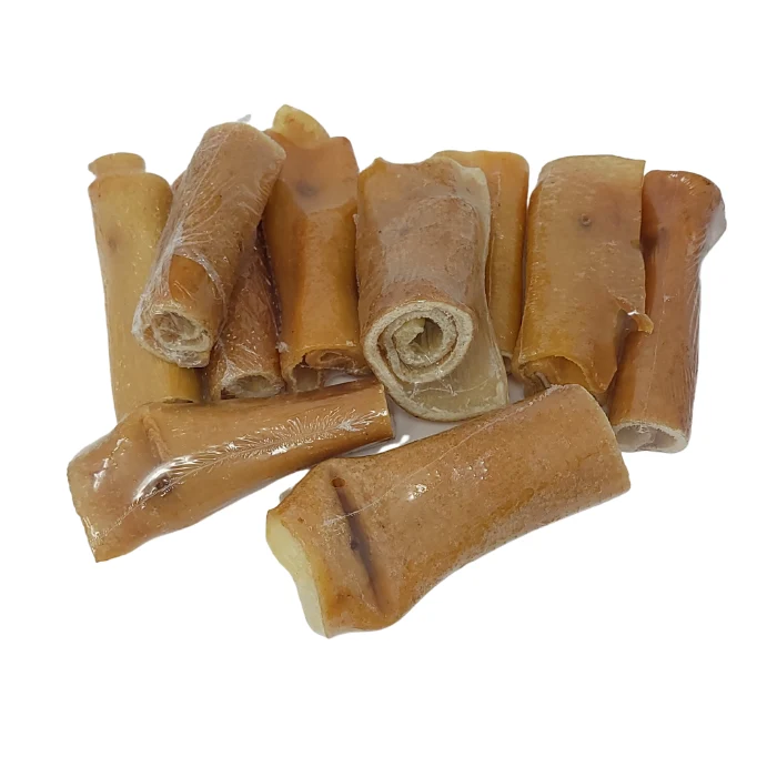 Petits bâtons de peau de porc 4 à 6'' - Paquet de 10