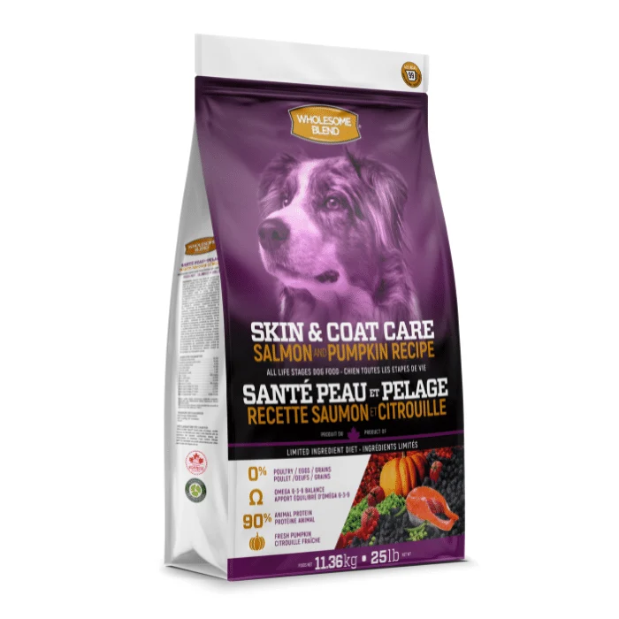 Wholesome Blend Santé Peau et Pelage Saumon et Citrouille
