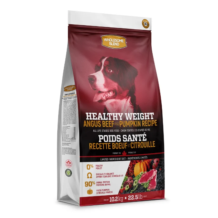 Wholesome Blend Formule poids santé recette au bœuf et à la citrouille