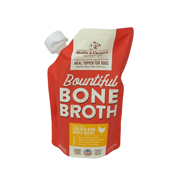 Stella & Chewy's Broth Topper Poulet 16 oz pochette refermable