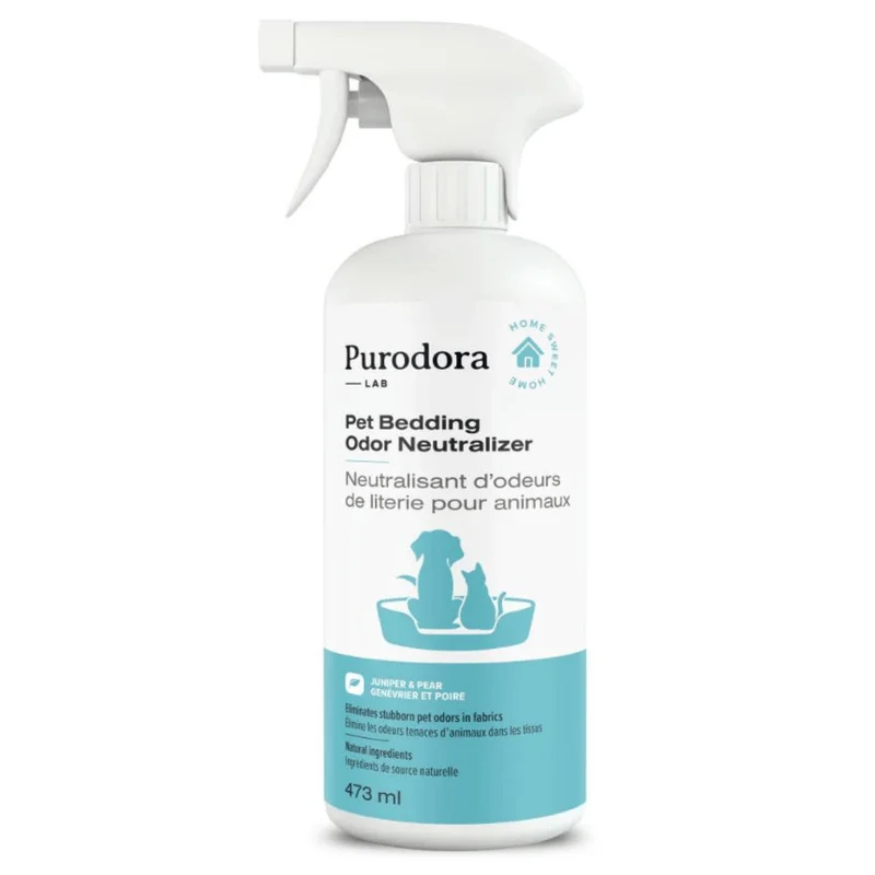 Purodora Lab - Neutralisant d'odeurs de literie pour animaux (Formule SAM)