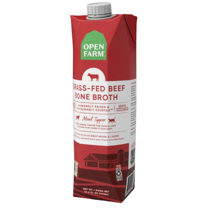 Open Farm Bouillon d'os de bœuf 32 oz