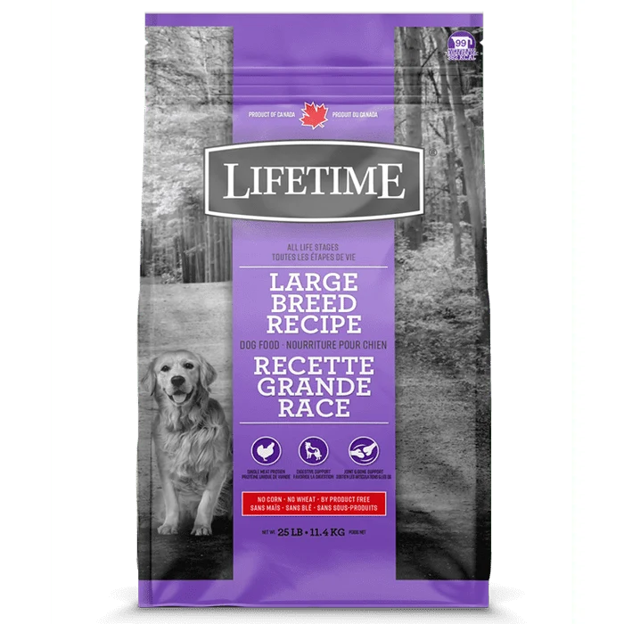 Nourriture pour chiens Lifetime Poulet & Avoine Grande race