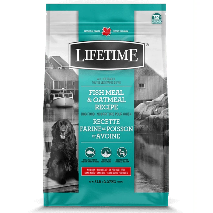 Nourriture pour chiens Lifetime Poisson & Avoine