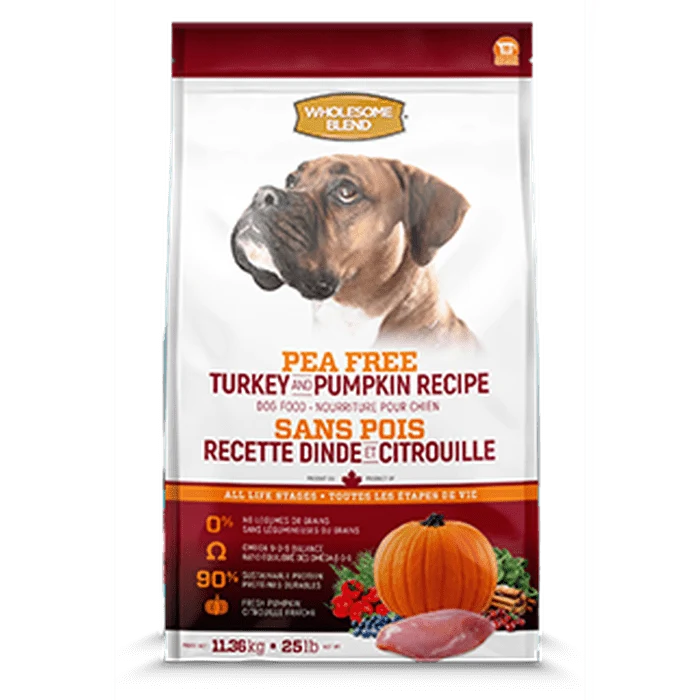 Nourriture pour chien Wholesome Blend Sans Pois Dinde & Citrouille