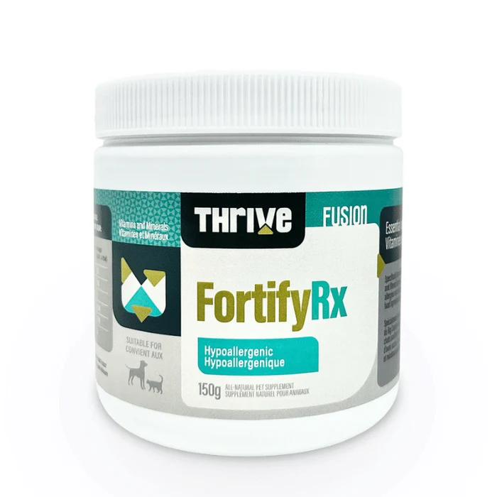 Thrive FortifyRX Fusion 150g - Fortifiant sans allergènes pour régime restreint