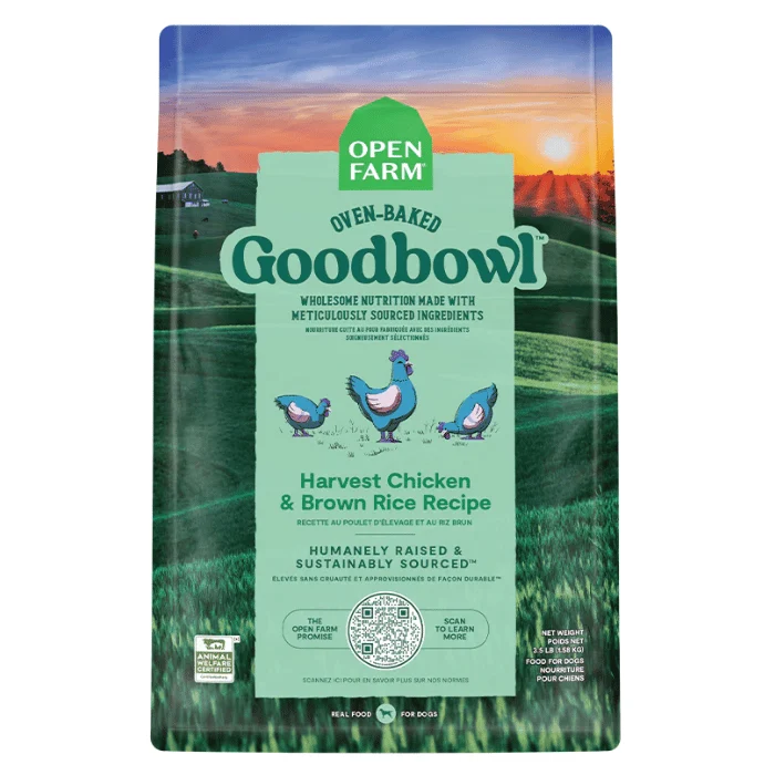 Open Farm GoodBowl Poulet et Riz brun pour chien