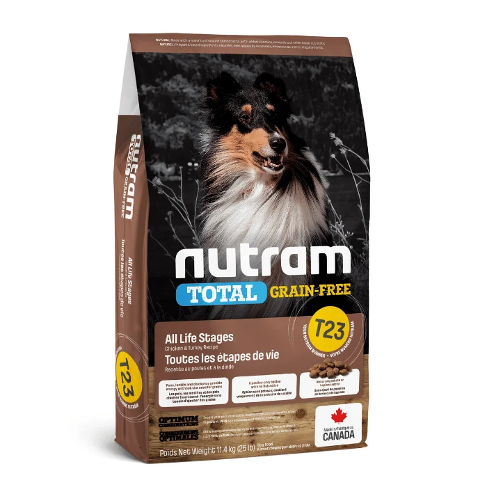 Nourriture pour chiens Nutram Total sans grain poulet et dinde (T23)