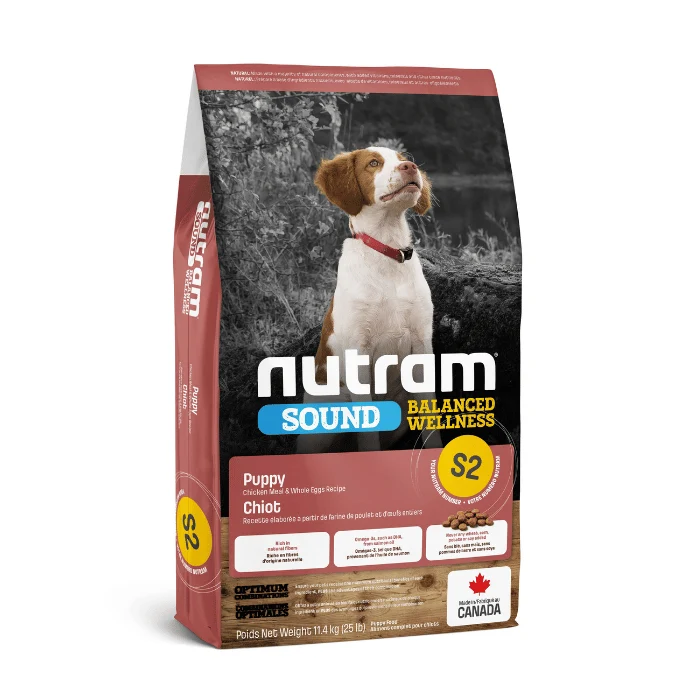 Nourriture pour chiots Nutram Sound poulet et œufs entiers (S2)