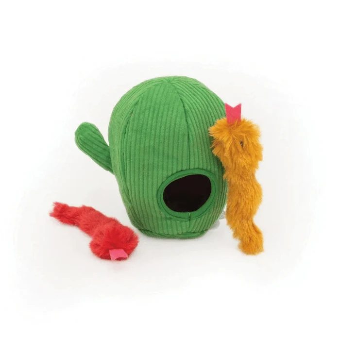ZippyClaws - Burrow jouet interactif serpents dans le cactus pour chat