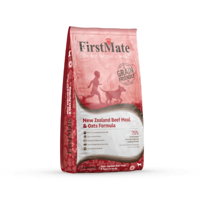 Nourriture pour chiens FirstMate boeuf de nouvelle Zélande et avoine