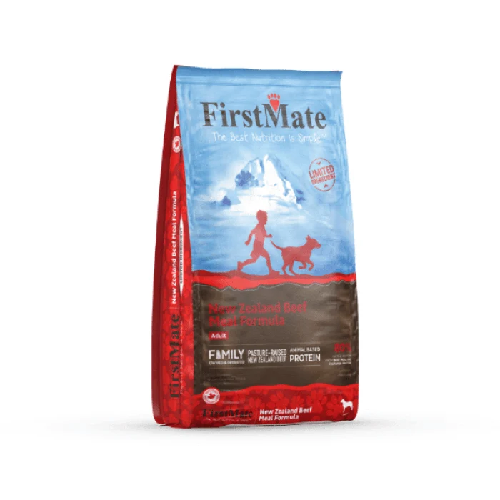 Nourriture pour chiens FirstMate ingrédients limité au boeuf de nouvelle Zélande