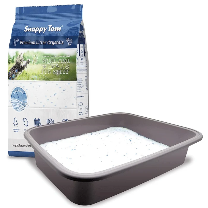 Snappy Tom - Litière cristaux de silice 4kg pour chat