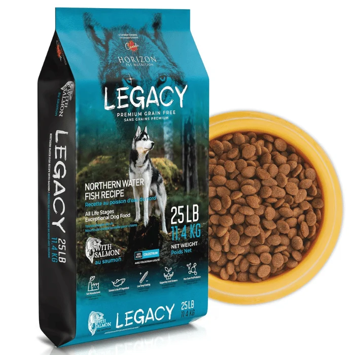 Nourriture pour chien Horizon legacy recette au poisson d'eau du nord