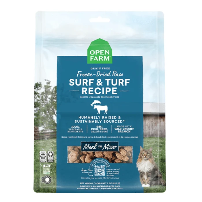Open Farm Cru lyophilisé Chat Surf and Turf