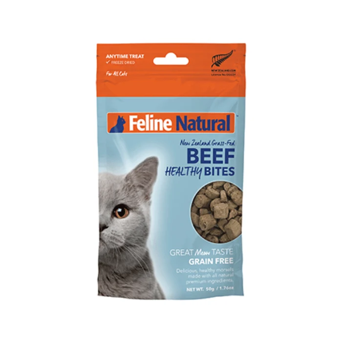 Gâteries pour chats Feline Natural au boeuf 50g