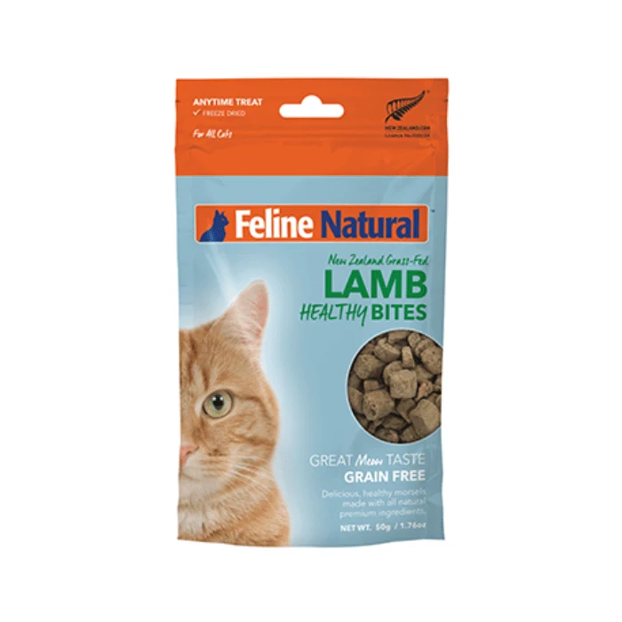 Gâteries pour chats Feline Natural à l'agneau 50g