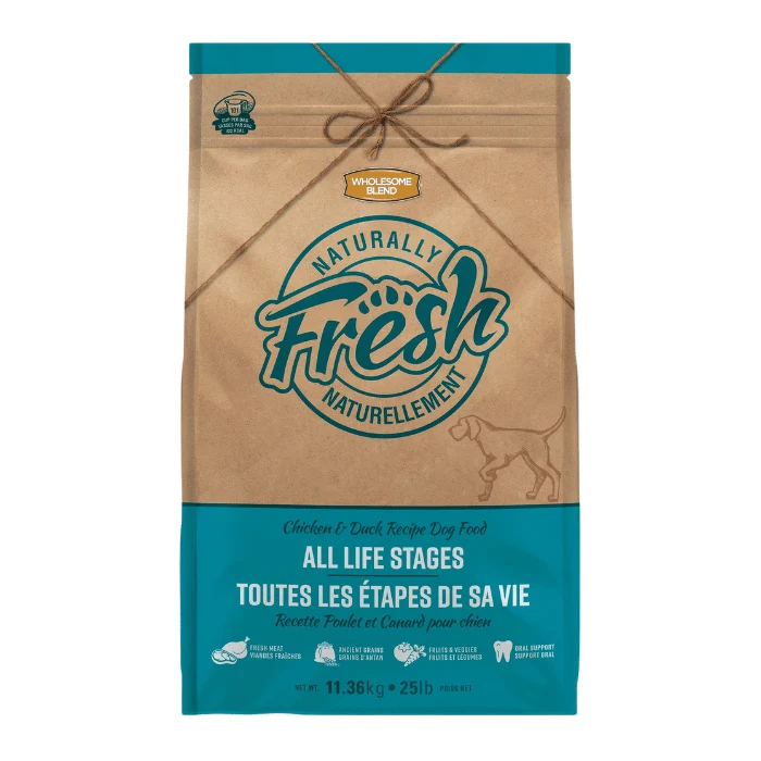 Naturellement Fresh - Nourriture poulet et canard pour chien