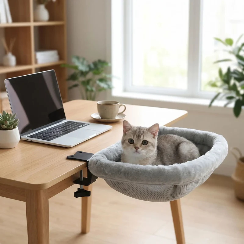 Hamac pour Chat Bureau Pliable