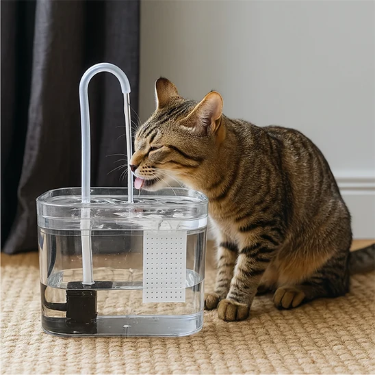 Filtre fontaine à eau chat avec robinet