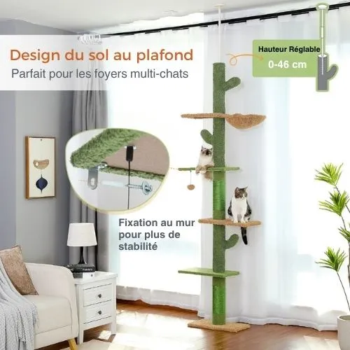 Arbre à chat - Tour cactus 230 cm