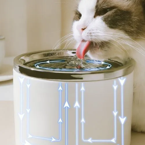 Fontaines à eau en Céramique Silencieuse 1L - OPure
