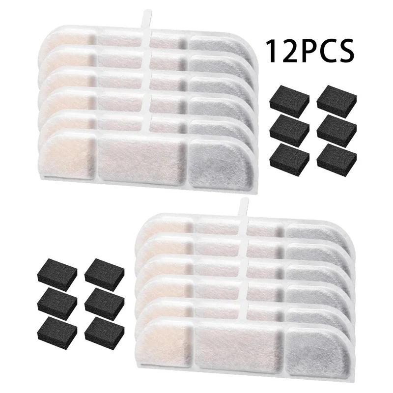 Pack de de filtres de fontaine d'eau pour chat