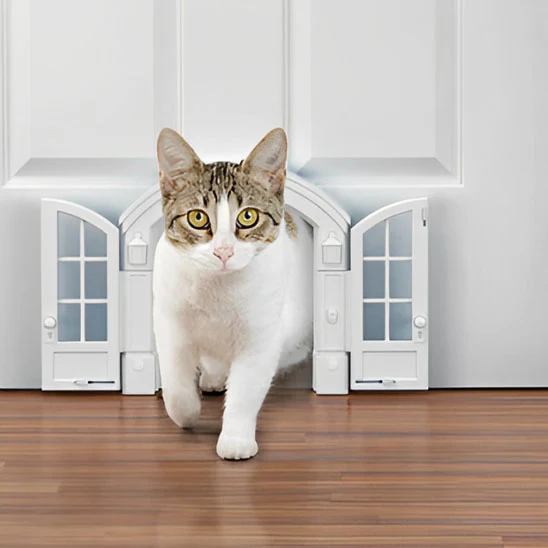 Chatiere pour chat - Double porte