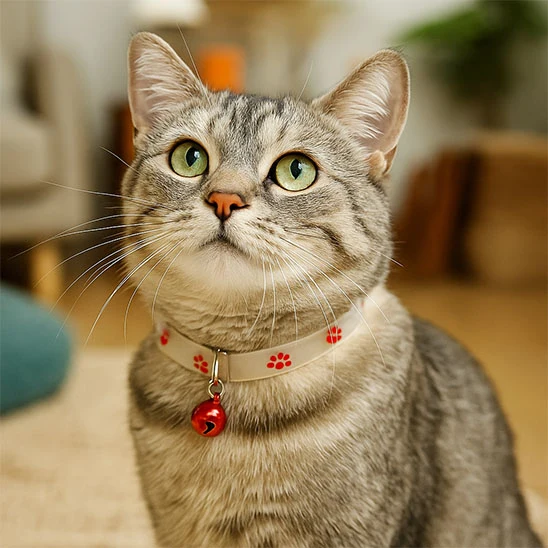 Collier chat - Lumineux
