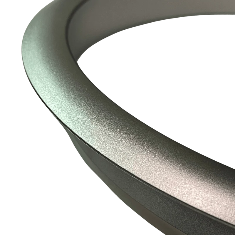 Cercle Gris Métallisé