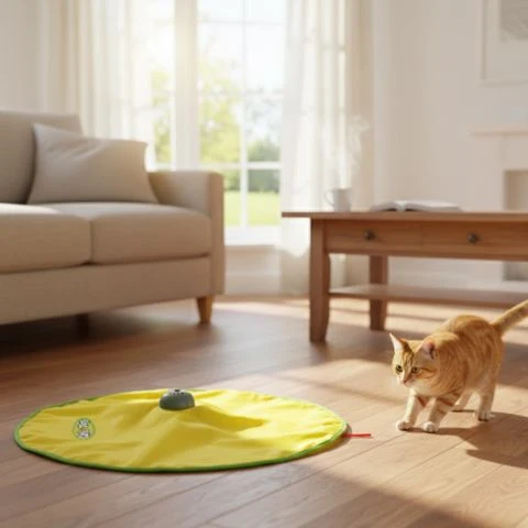 Jouet chat interactif - Tapis Chasse Souris