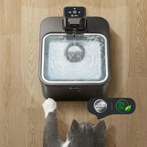 Fontaine à eau pour chat | Intelligente et Sans fil