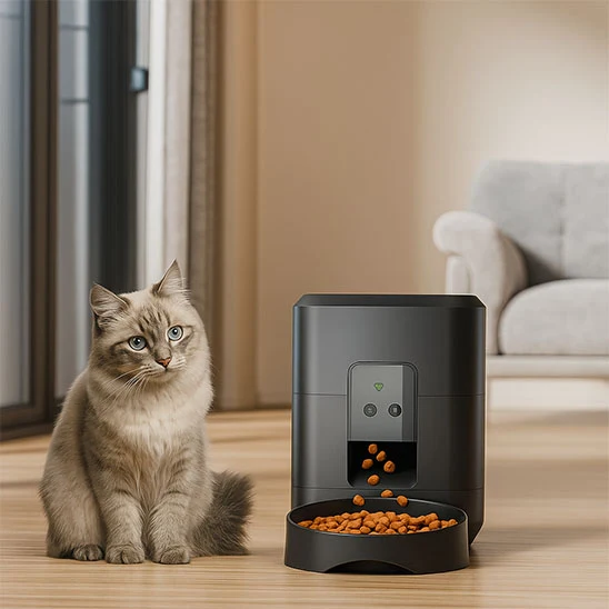 Distributeur de croquettes pour chat automatique - Smart Feed