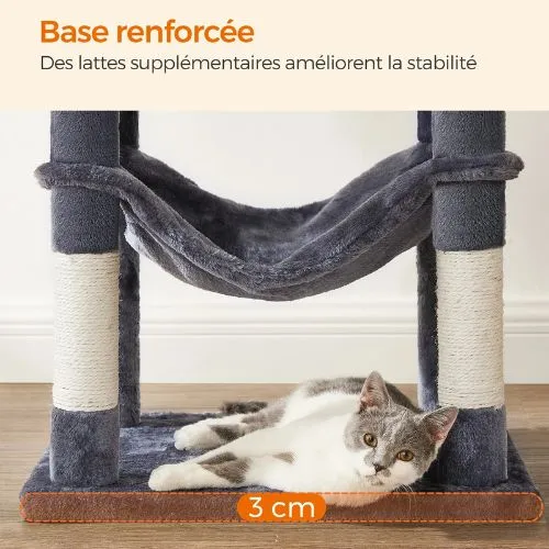 Arbre à chat - Tour de jeux et de détente SkylineComfort 140 cm