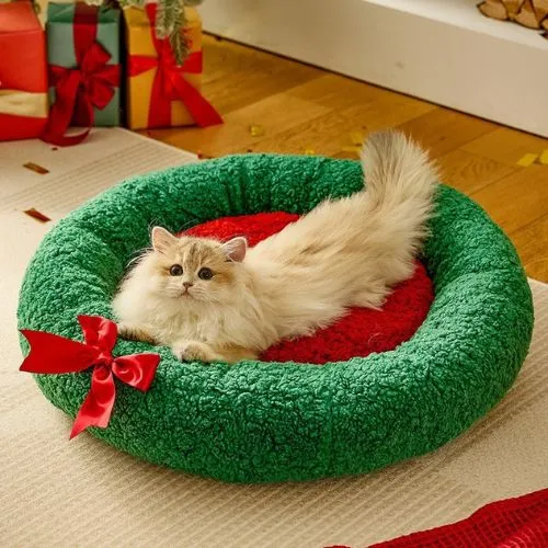 Coussin de Noël pour chat