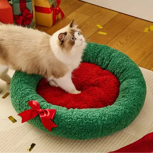 Coussin de Noël pour chat