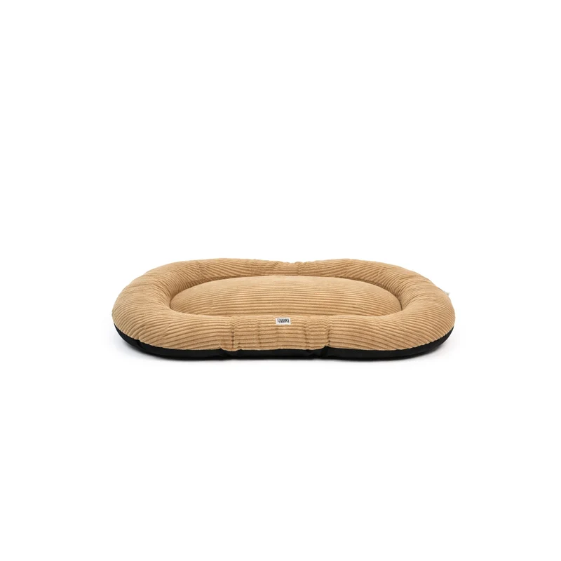 Coussin ovale sable 95x60x8 cm Mon Ami Luki