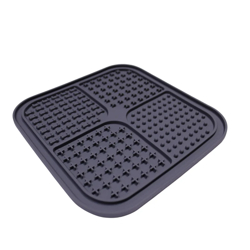 Tapis a lecher anthracite 20x20 cm Mon Ami Luki