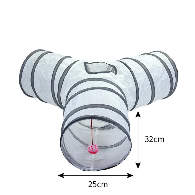 Tunnel jouet pour chat - Interactif