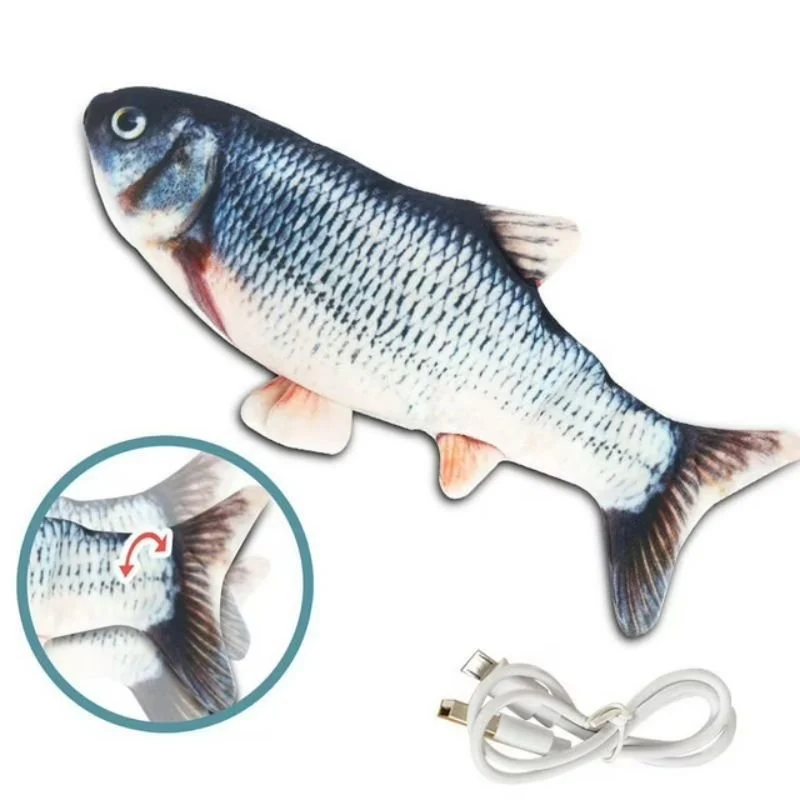 Jouet pour chat - Poisson interactif