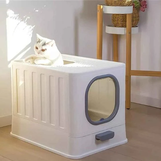 Bac à litière chat - Anti-éclaboussures