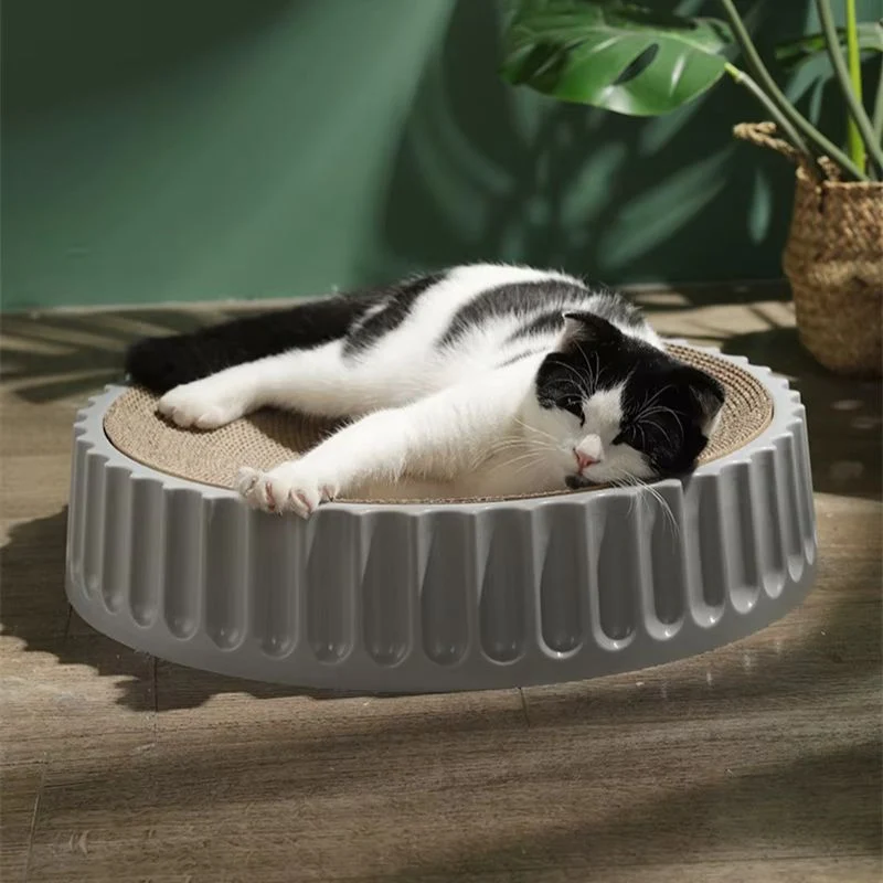 Griffoir rond chat - En carton remplaçable