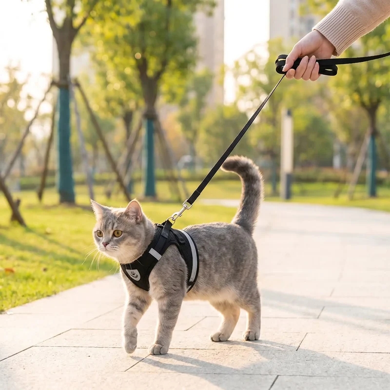 Harnais chat anti fugue | SécuriChat