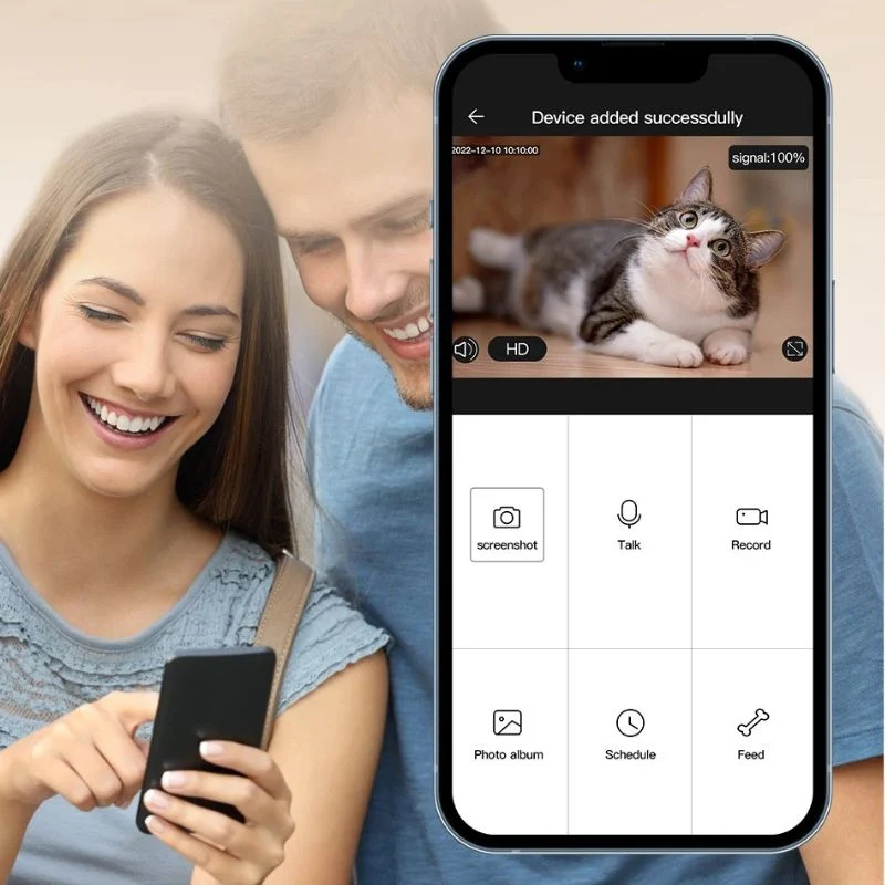 Distributeur croquette chat - Automatique avec caméra CamCat Feeder