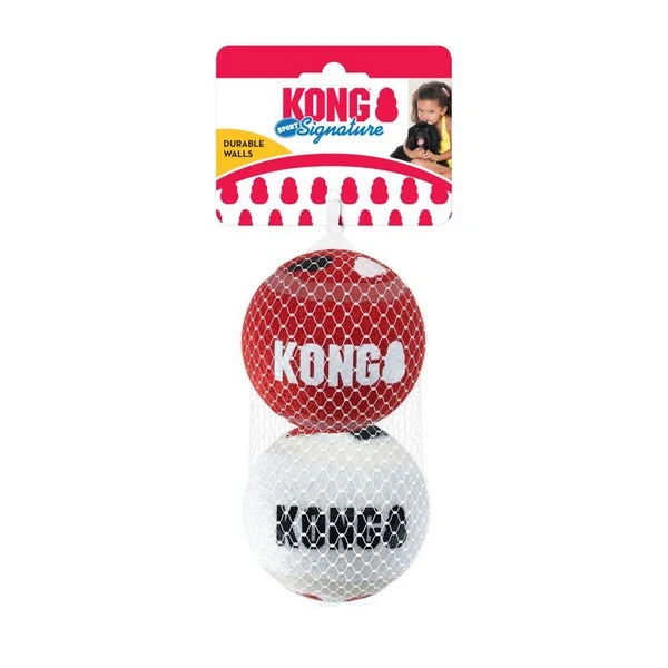KONG Signature Sport Balls L – Balles pour chien (lot de 2)