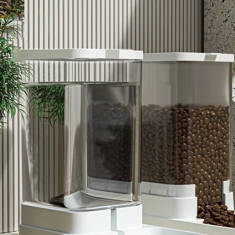 Distributeur de croquettes pour chat - Transparent et antidérapant