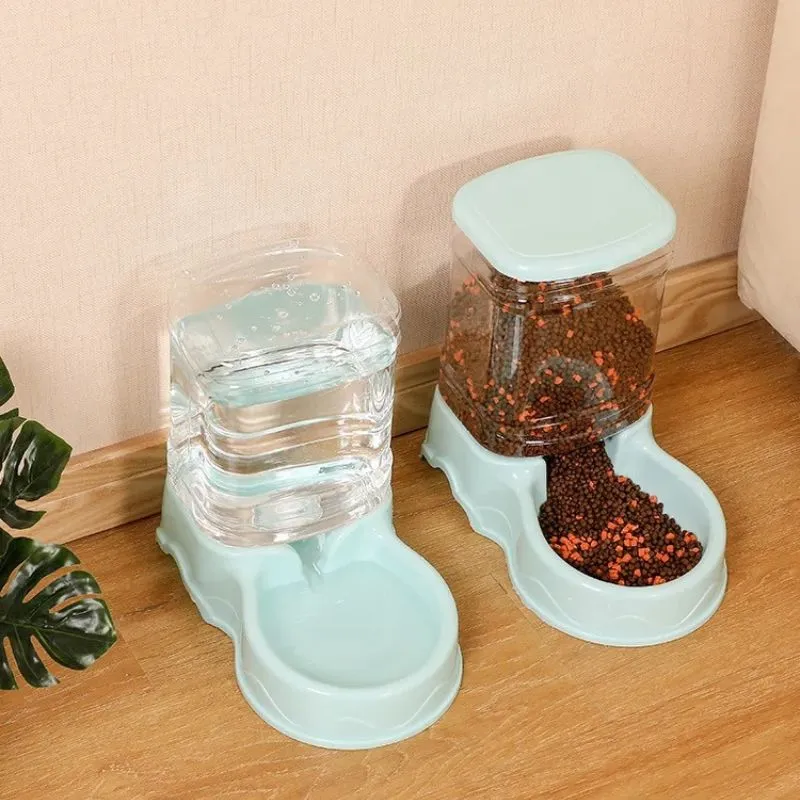 Distributeur croquettes et eau pour chat - Grande capacité