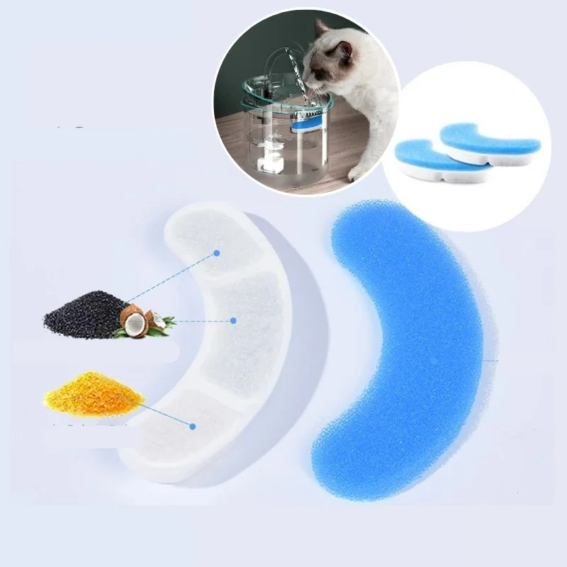FILTRE FONTAINE A EAU CHAT - ACTION QUADRUPLE (LOT DE 12)