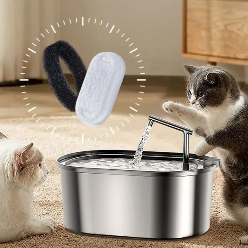 FILTRE FONTAINE A EAU CHAT - EFFICACITÉ TRIPLE ( LOT DE 12)